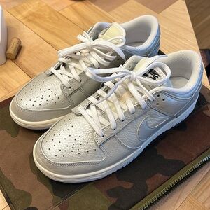 Silver Nike Dunk Low